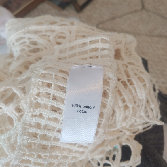 Maurices Cream Crochet Lace Tank Top - Picture 3 of 9